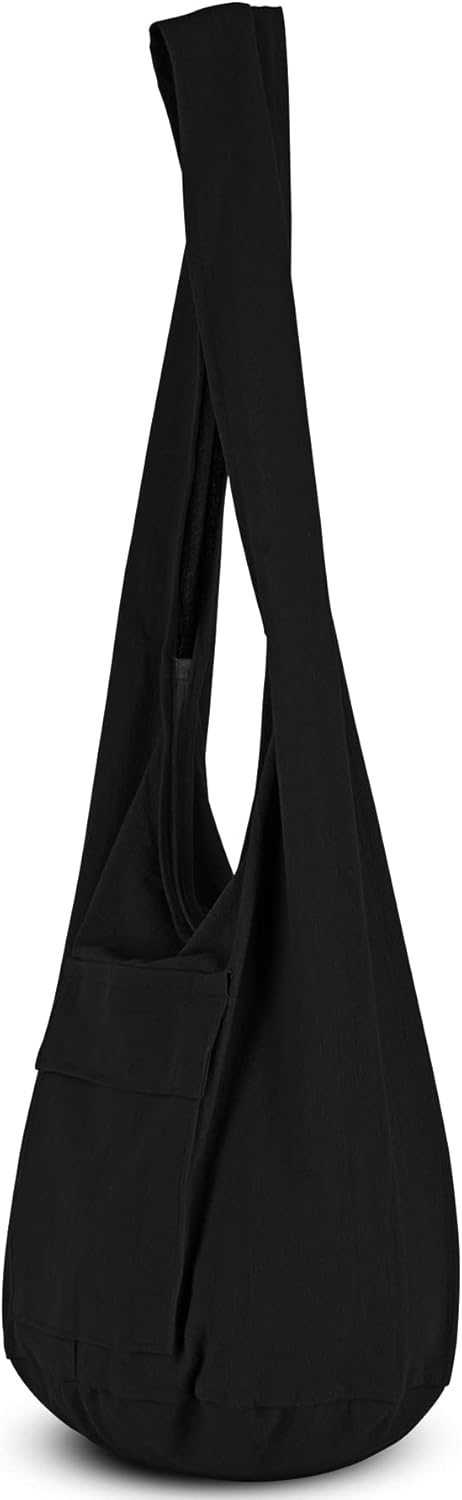 Your Cozy Boho Crossbody Bag for Women – Handmade Cotton Sling Bag Lightweight Unisex Travel Purse with Zipper