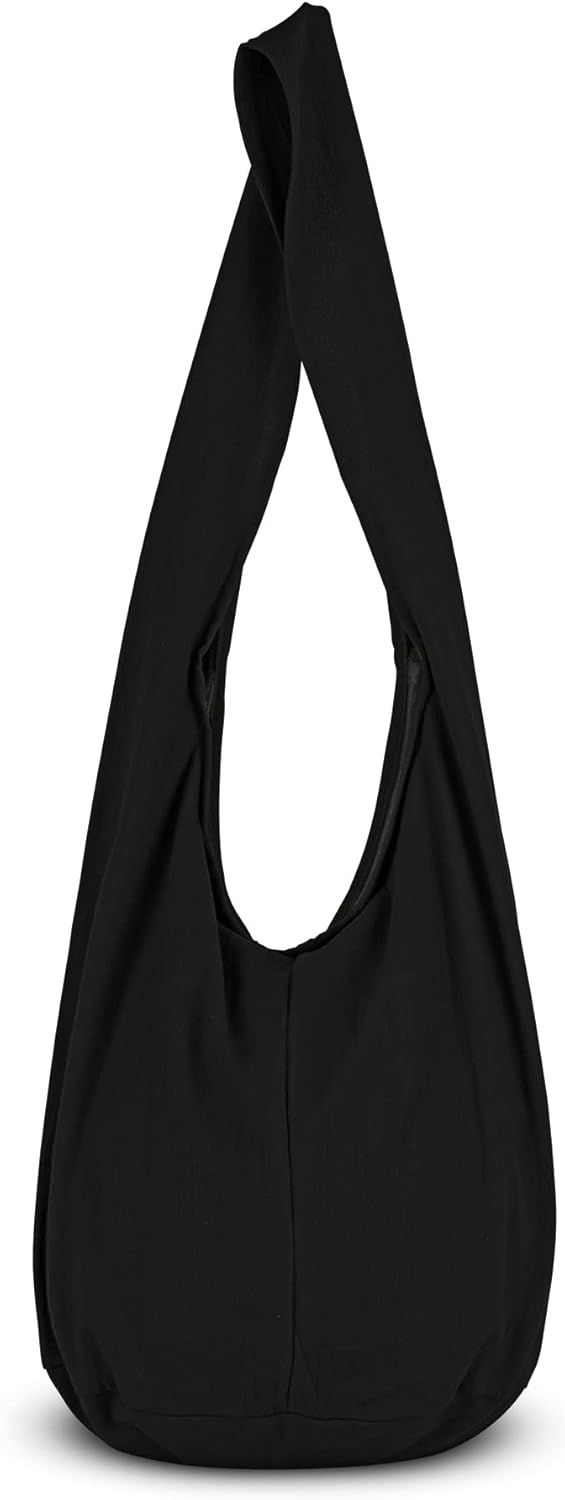 Your Cozy Boho Crossbody Bag for Women – Handmade Cotton Sling Bag Lightweight Unisex Travel Purse with Zipper